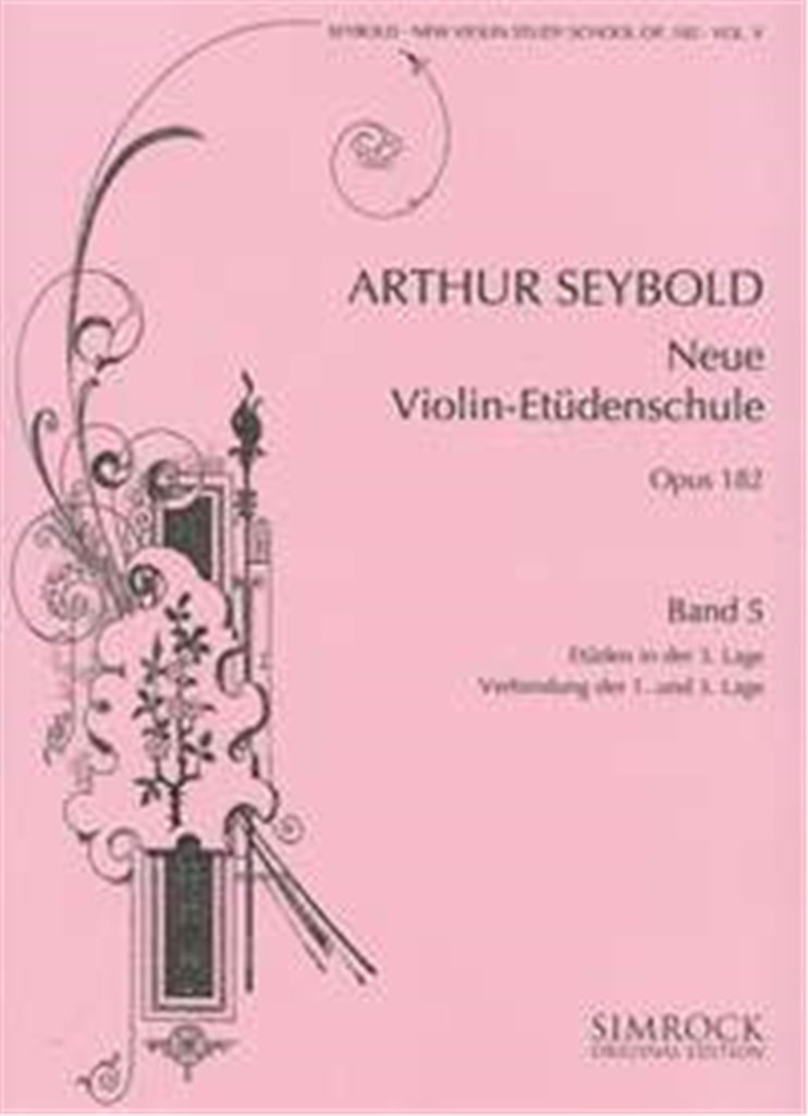 Neue Violin Etudes 5 Op.182